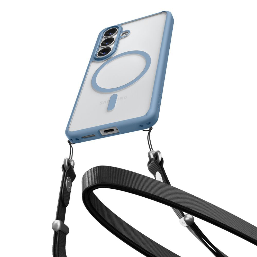 MagSafe Hülle für Samsung Galaxy S26 Plus S947, Spigen, Ultra Hybrid, Blau ACS11213
