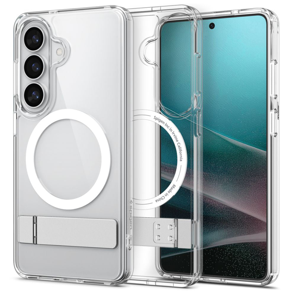 MagSafe Hülle für Samsung Galaxy S26 Plus S947, Spigen, Ultra Hybrid S, Transparent Weiß ACS11050