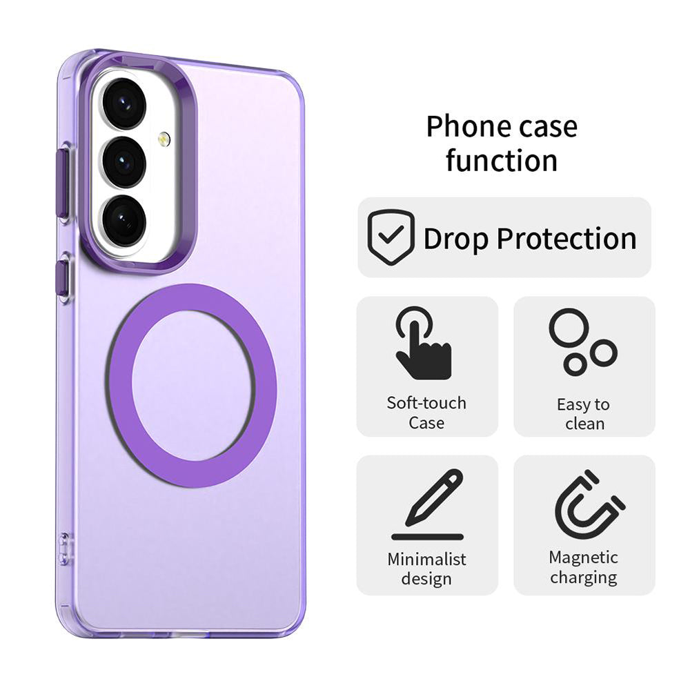 Étui MagSafe pour Samsung Galaxy S26 Plus, Techsuit, CandyCase, Violet