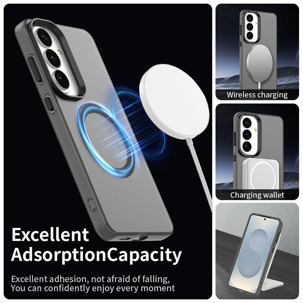 Housse MagSafe pour Samsung Galaxy S26 Plus S947, Techsuit, CandyCase, Noire