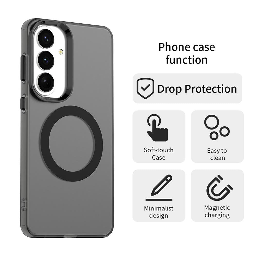 Housse MagSafe pour Samsung Galaxy S26 Plus S947, Techsuit, CandyCase, Noire