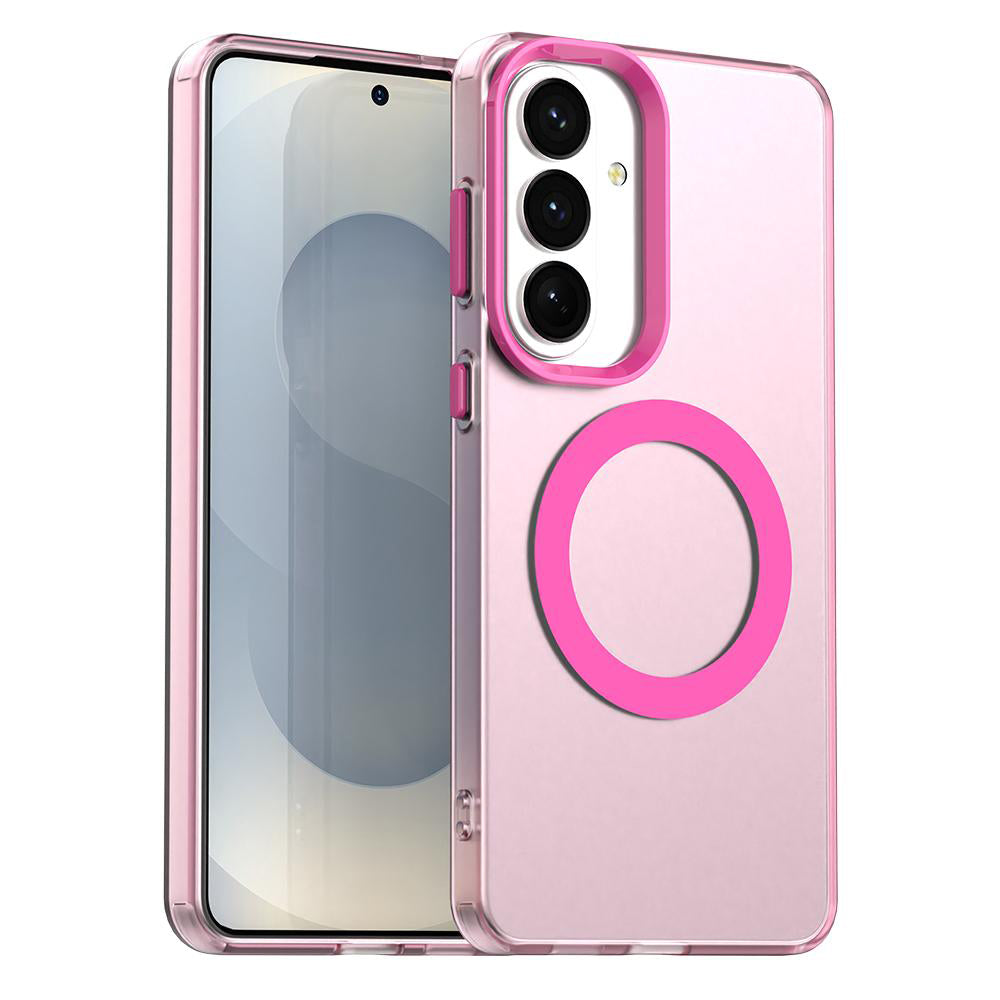 Housse MagSafe pour Samsung Galaxy S26 Plus, Techsuit, CandyCase, Rose