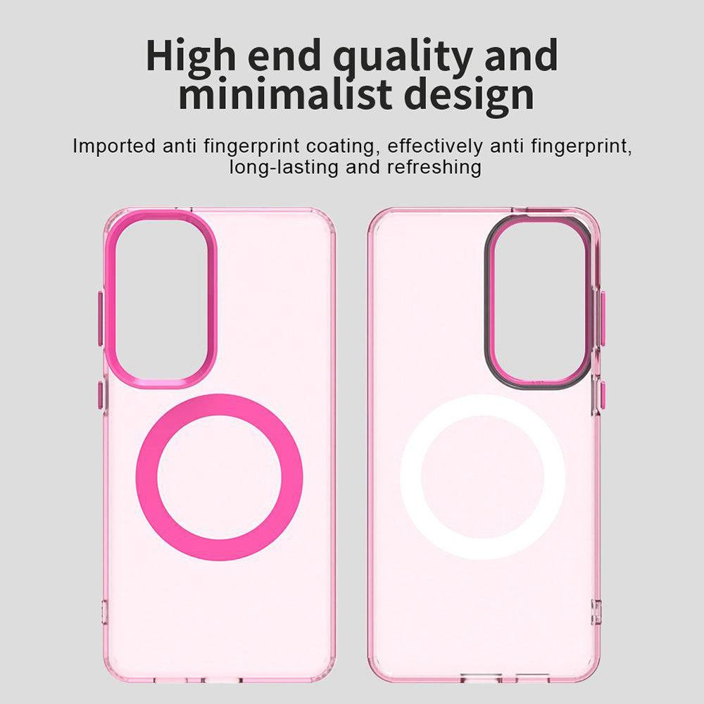 Housse MagSafe pour Samsung Galaxy S26 Plus, Techsuit, CandyCase, Rose