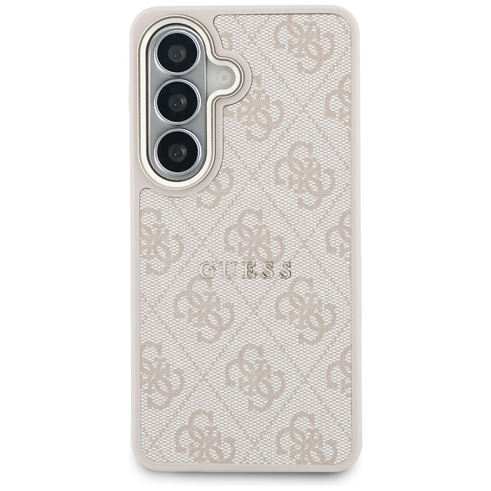 MagSafe Case for Samsung Galaxy S26 S942, Guess, 4G Embossed Ring, Pink