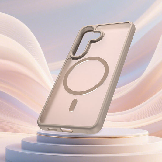 Étui MagSafe pour Samsung Galaxy S26, Techsuit, HaloFrost II, Doré