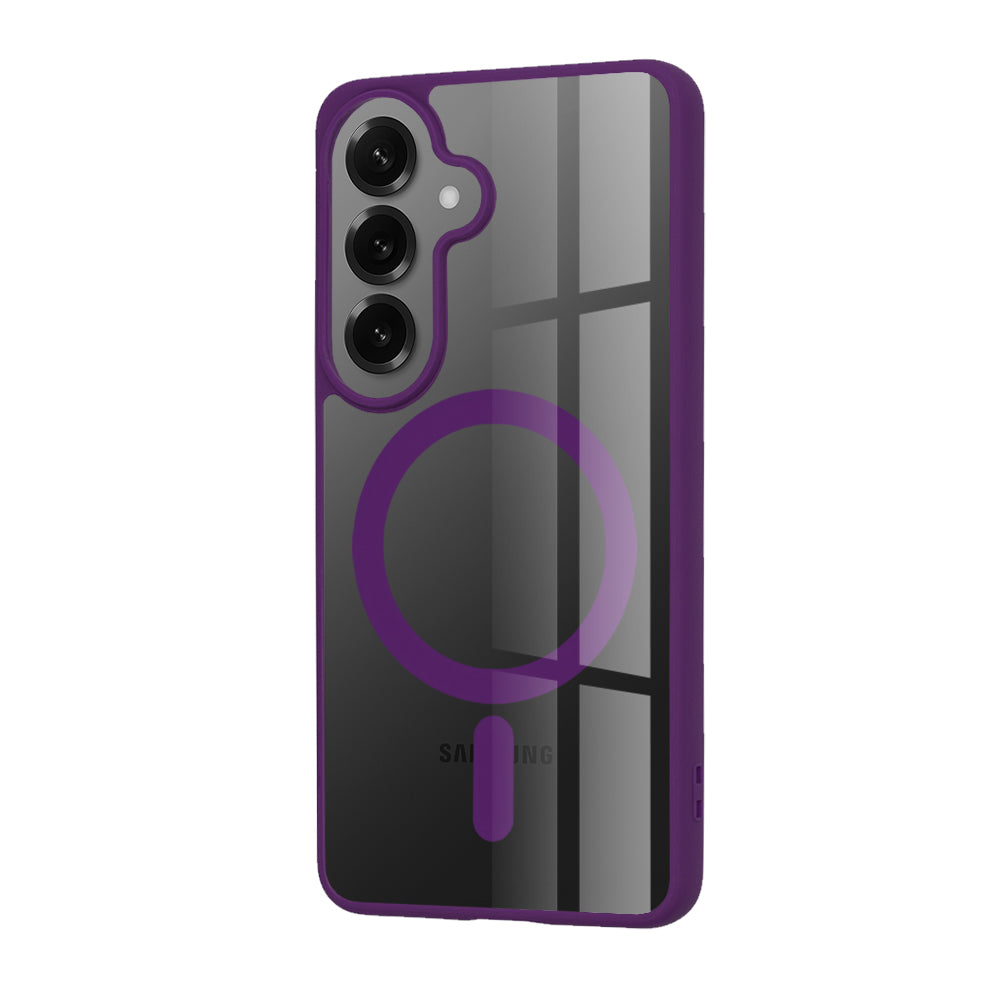 Coque MagSafe pour Samsung Galaxy S26 S942, Techsuit, Pro, Violet