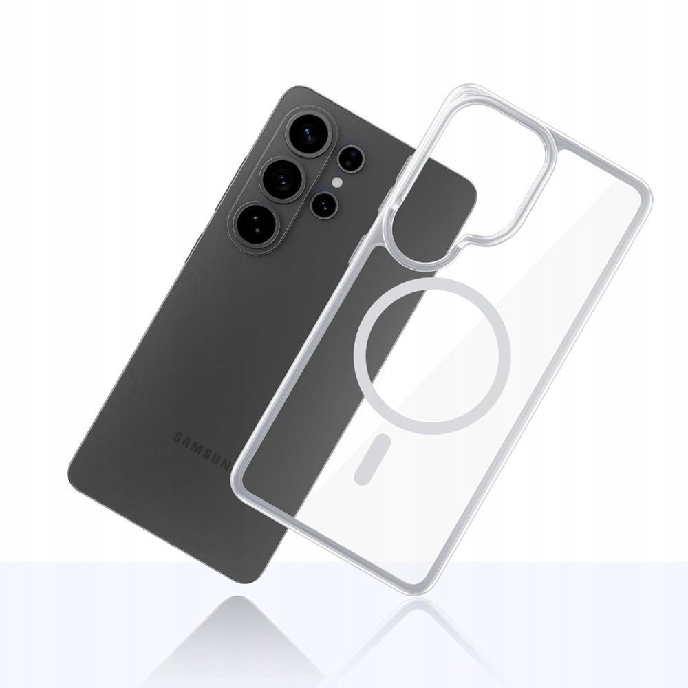Coque MagSafe pour Samsung Galaxy S26 Ultra, 3MK, Armor MagCase, Transparente