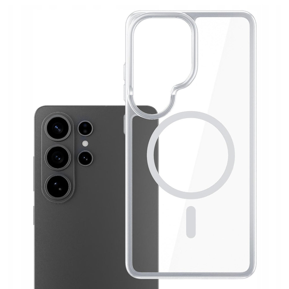 Coque MagSafe pour Samsung Galaxy S26 Ultra, 3MK, Armor MagCase, Transparente