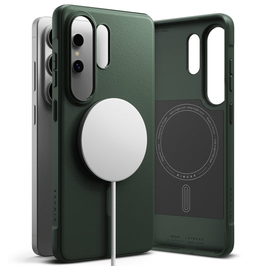 MagSafe Hülle für Samsung Galaxy S26 Ultra, Ringke, Onyx, Dunkelgrün