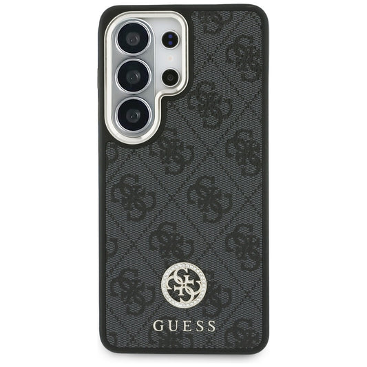 Étui MagSafe pour Samsung Galaxy S26 Ultra S948, GUESS, 4G Big Rhinestone Triangle Strap, Noir