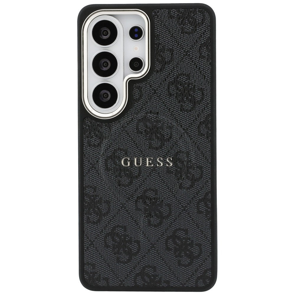 Étui MagSafe pour Samsung Galaxy S26 Ultra S948, Guess, 4G Embossed Ring, Noir