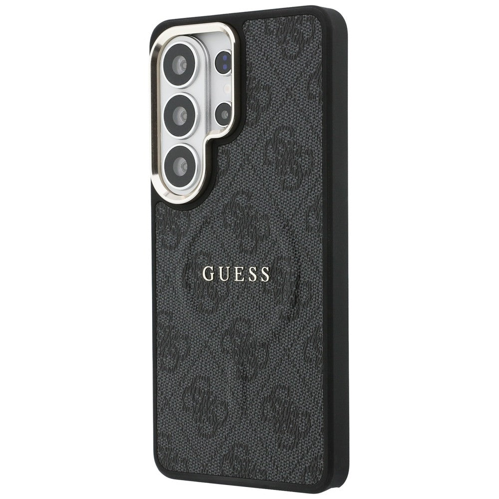 Étui MagSafe pour Samsung Galaxy S26 Ultra S948, Guess, 4G Embossed Ring, Noir