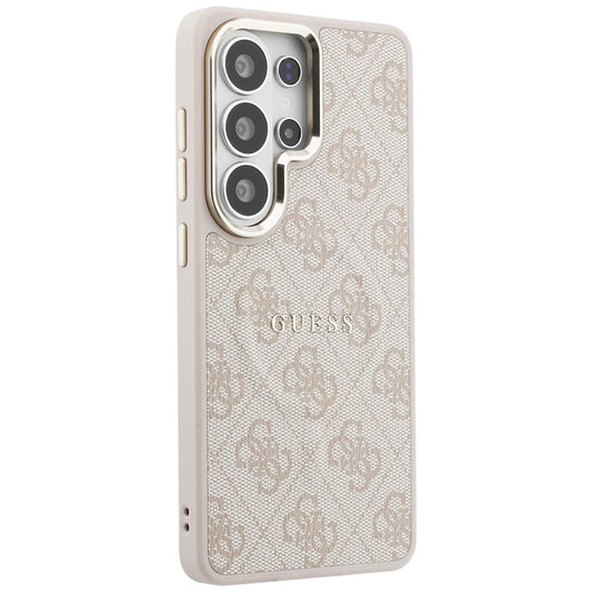 Étui MagSafe pour Samsung Galaxy S26 Ultra S948, Guess, 4G Embossed Ring, Rose