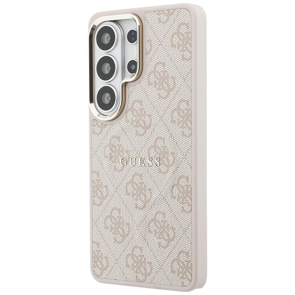 Étui MagSafe pour Samsung Galaxy S26 Ultra S948, Guess, 4G Embossed Ring, Rose