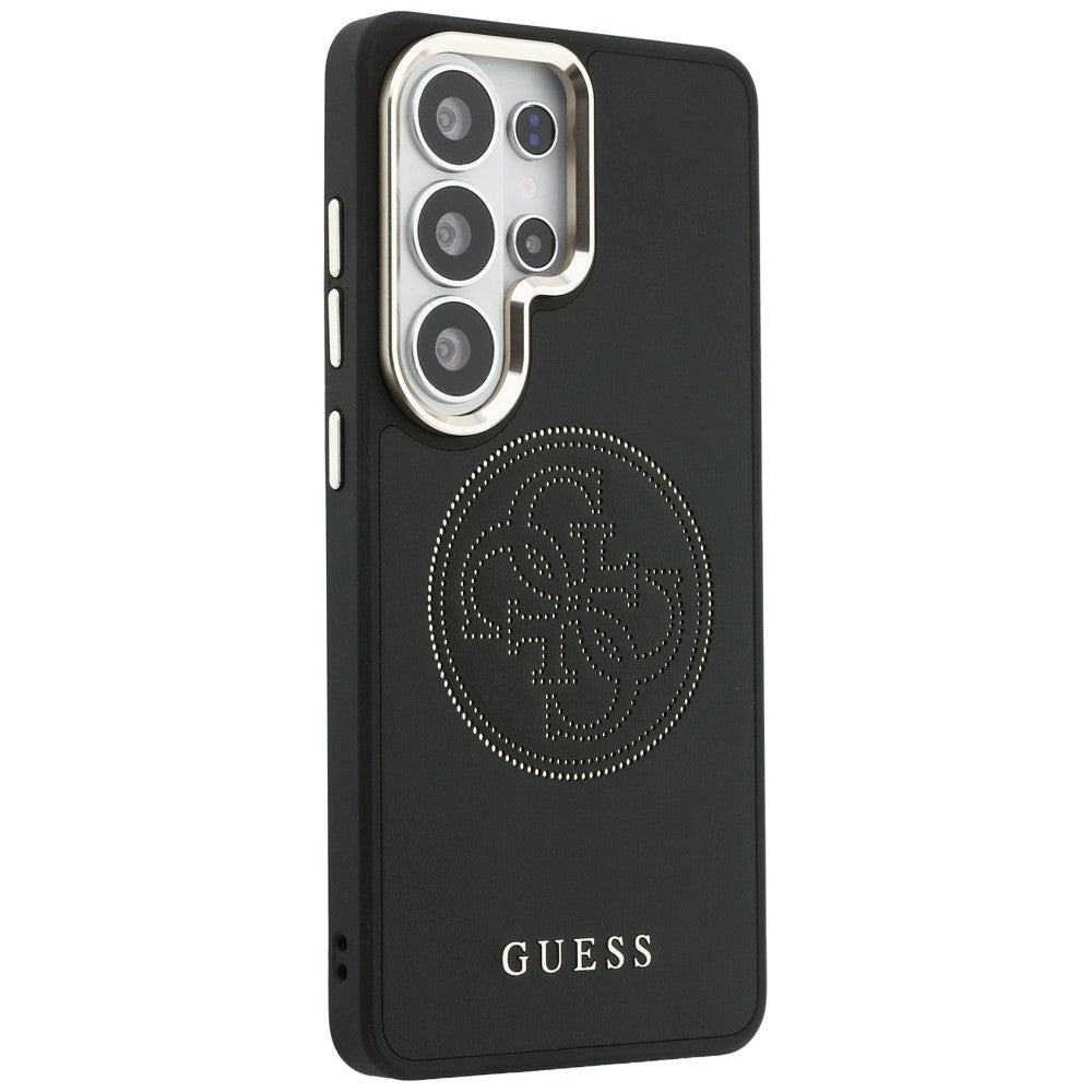 MagSafe Hülle für Samsung Galaxy S26 Ultra S948, Guess, Perforated Logo, Schwarz