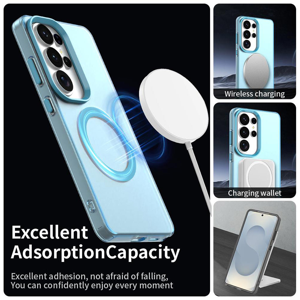 Housse MagSafe pour Samsung Galaxy S26 Ultra S948, Techsuit, CandyCase, Bleue