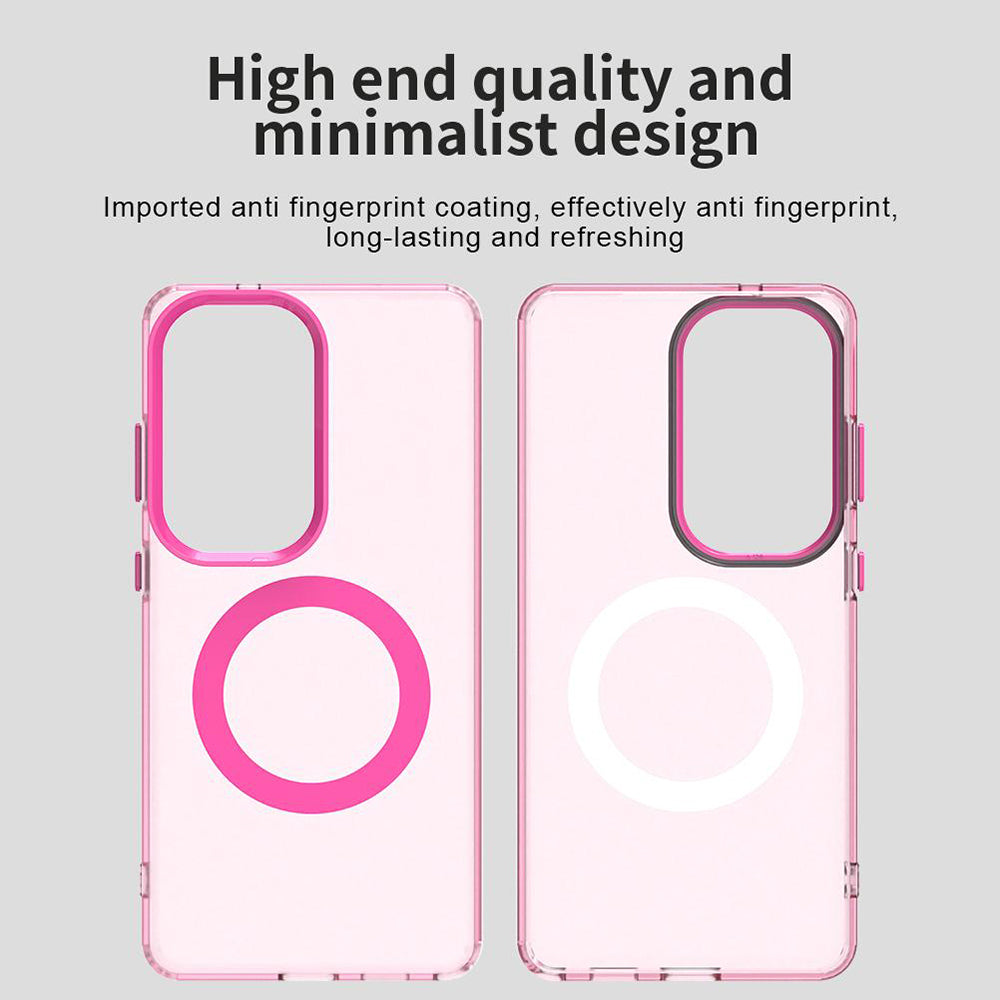 Étui MagSafe pour Samsung Galaxy S26 Ultra S948, Techsuit, CandyCase, Rose