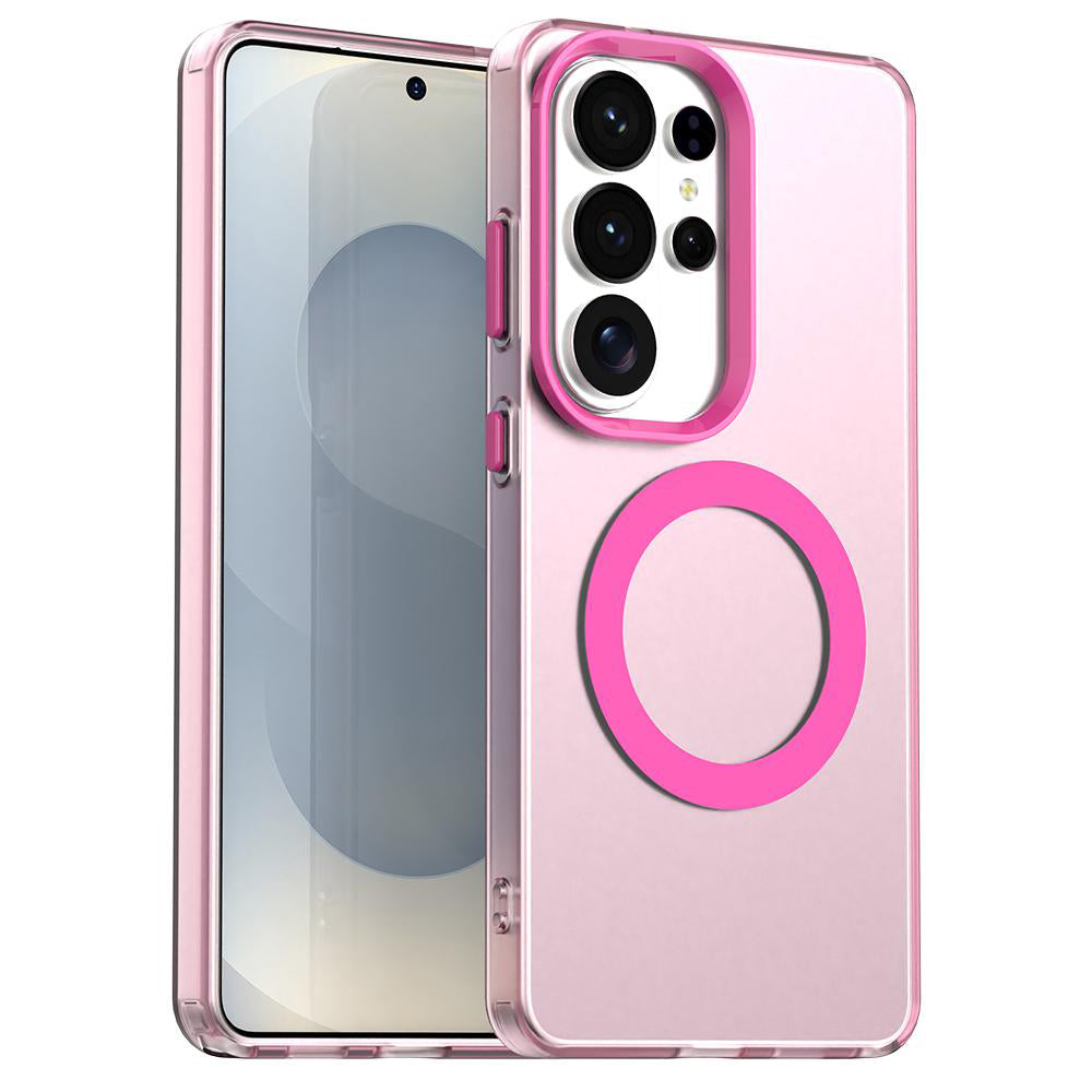 Étui MagSafe pour Samsung Galaxy S26 Ultra S948, Techsuit, CandyCase, Rose