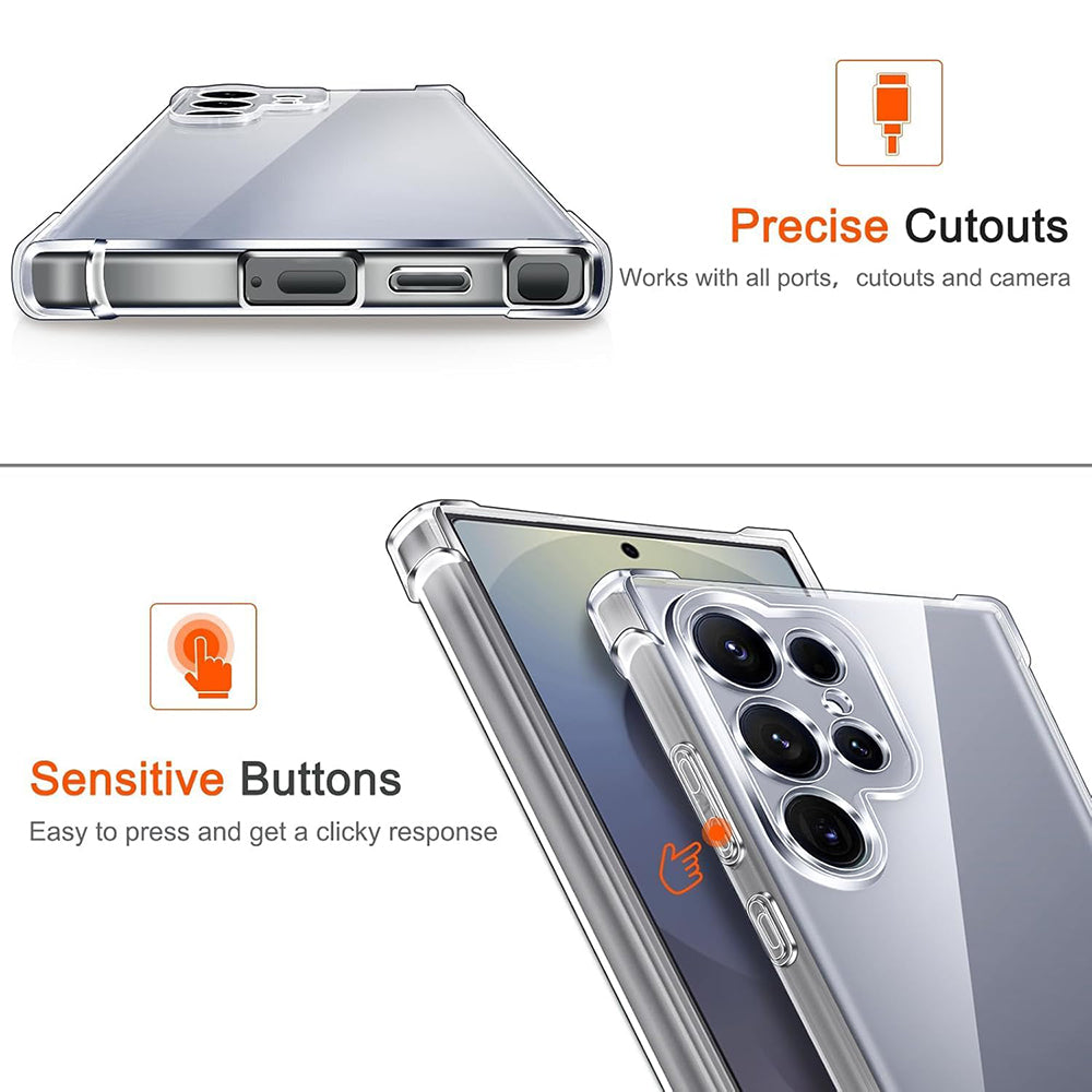 Coque MagSafe pour Samsung Galaxy S26 Ultra S948, Techsuit, Antichoc, Transparente