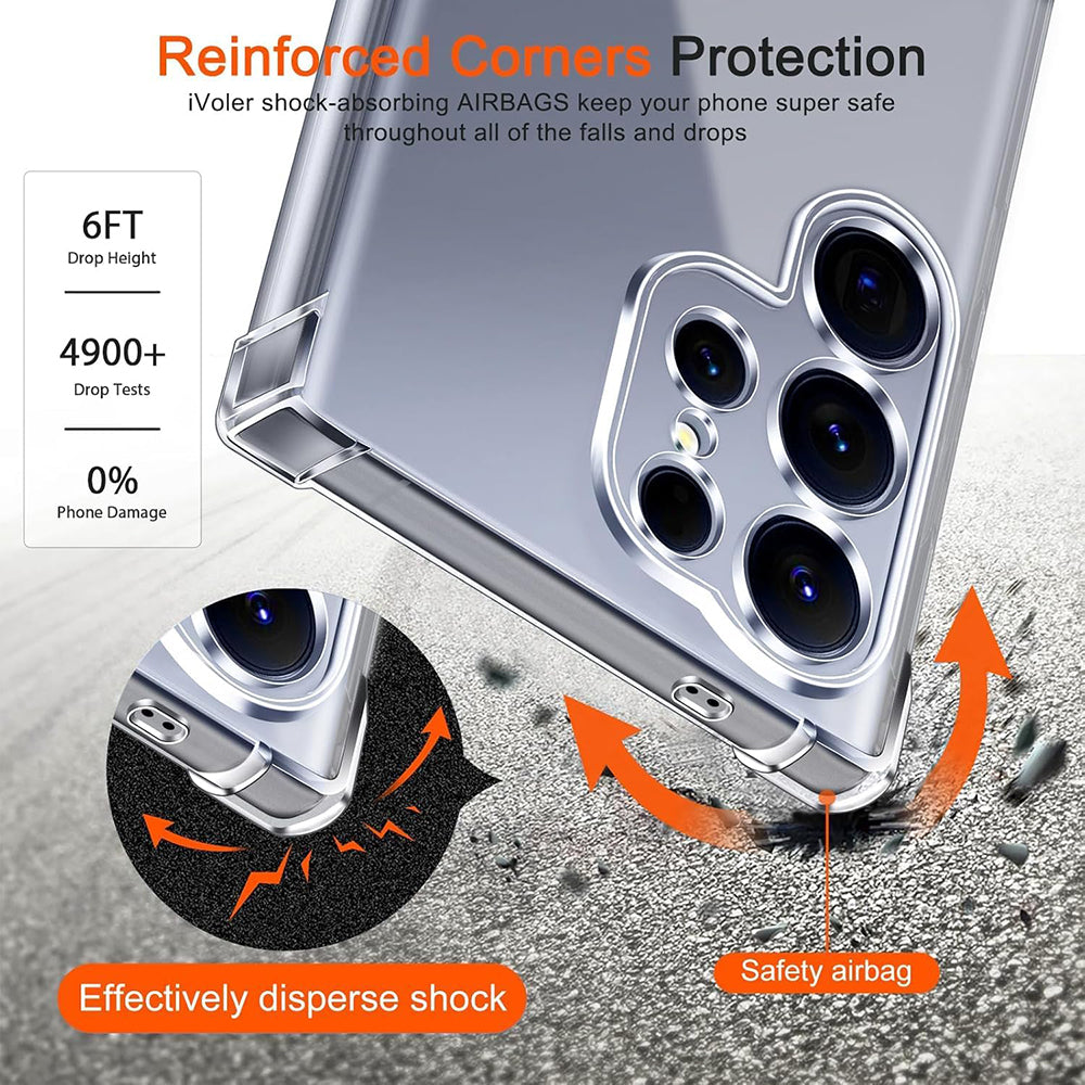 Coque MagSafe pour Samsung Galaxy S26 Ultra S948, Techsuit, Antichoc, Transparente