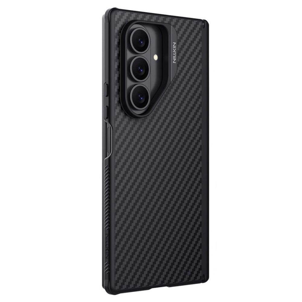 Coque MagSafe pour Samsung Galaxy Z Fold7 F966, Nillkin, Synthetic Fiber Pro, Noire