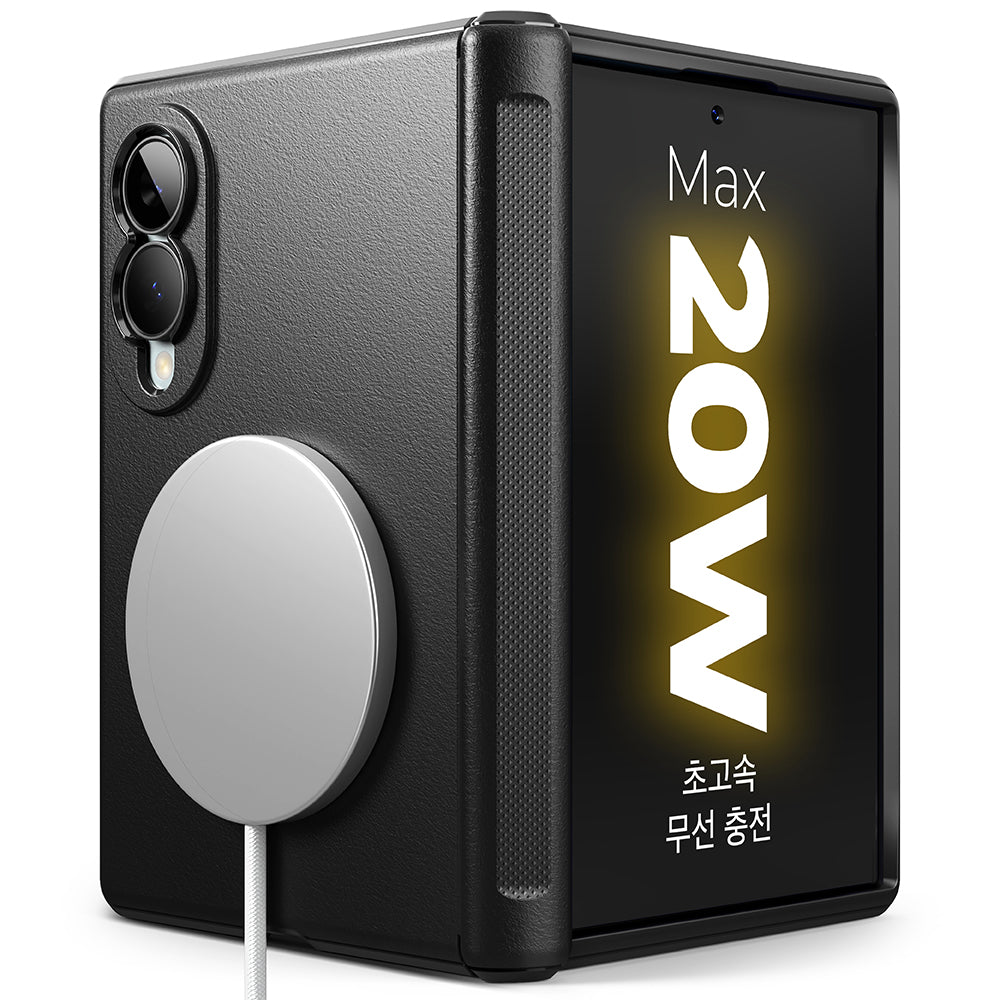 Coque MagSafe pour Samsung Galaxy Z Fold8 F971, Ringke, Onyx Flap, Noire