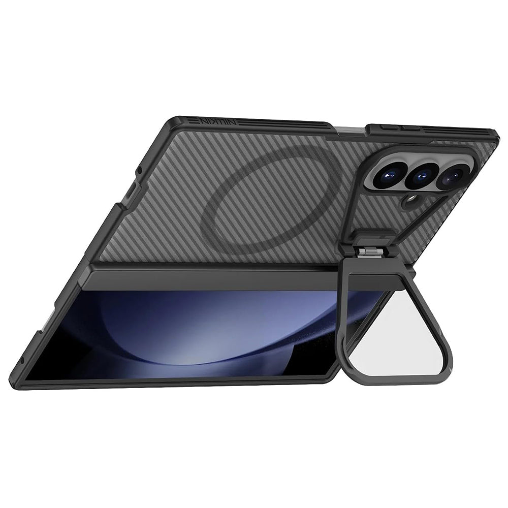 MagSafe-Hülle für Samsung Galaxy Z Fold8 Ultra F976, Nillkin, CamShield Pro mit transparentem Objektivschutz, Schwarz Transparent