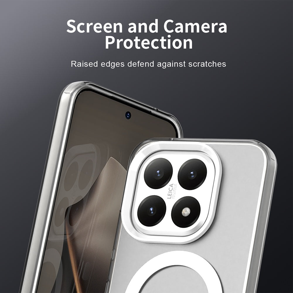 Coque MagSafe pour Xiaomi 15T, Techsuit, CandyCase, Blanche