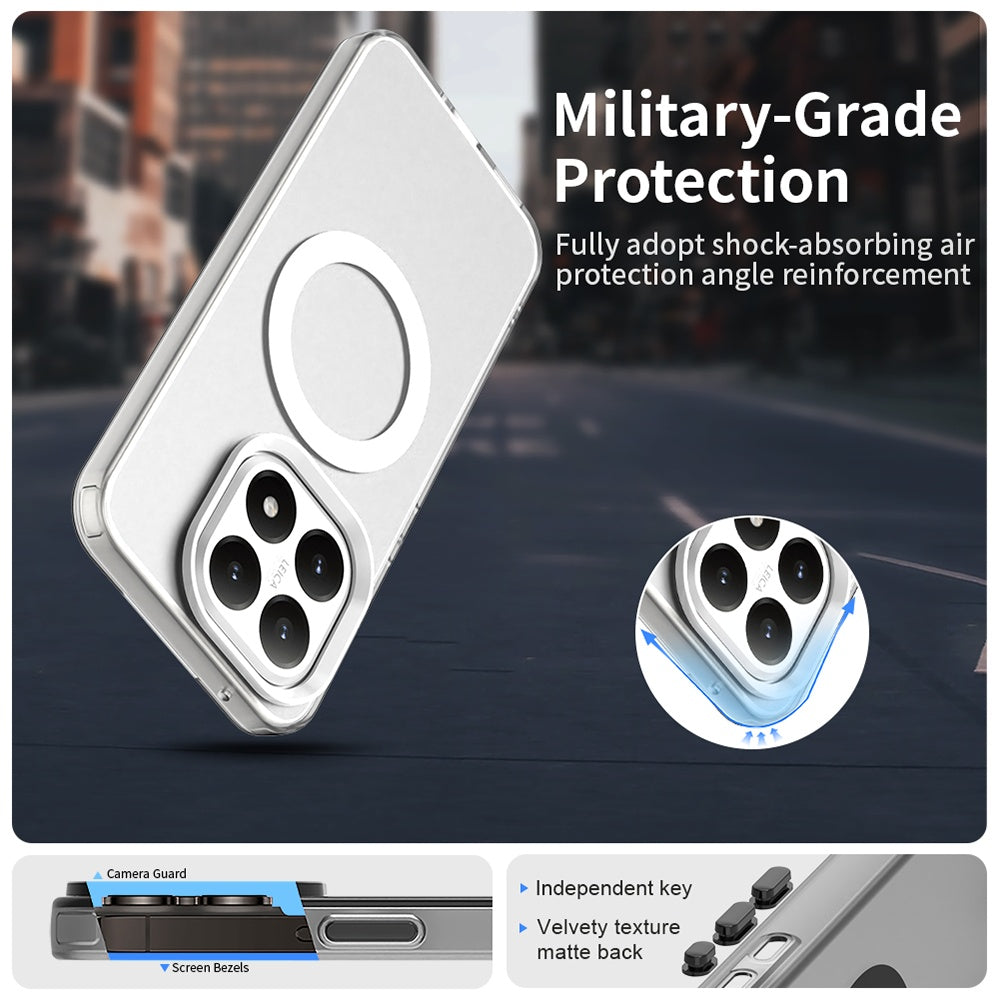 Coque MagSafe pour Xiaomi 15T, Techsuit, CandyCase, Blanche