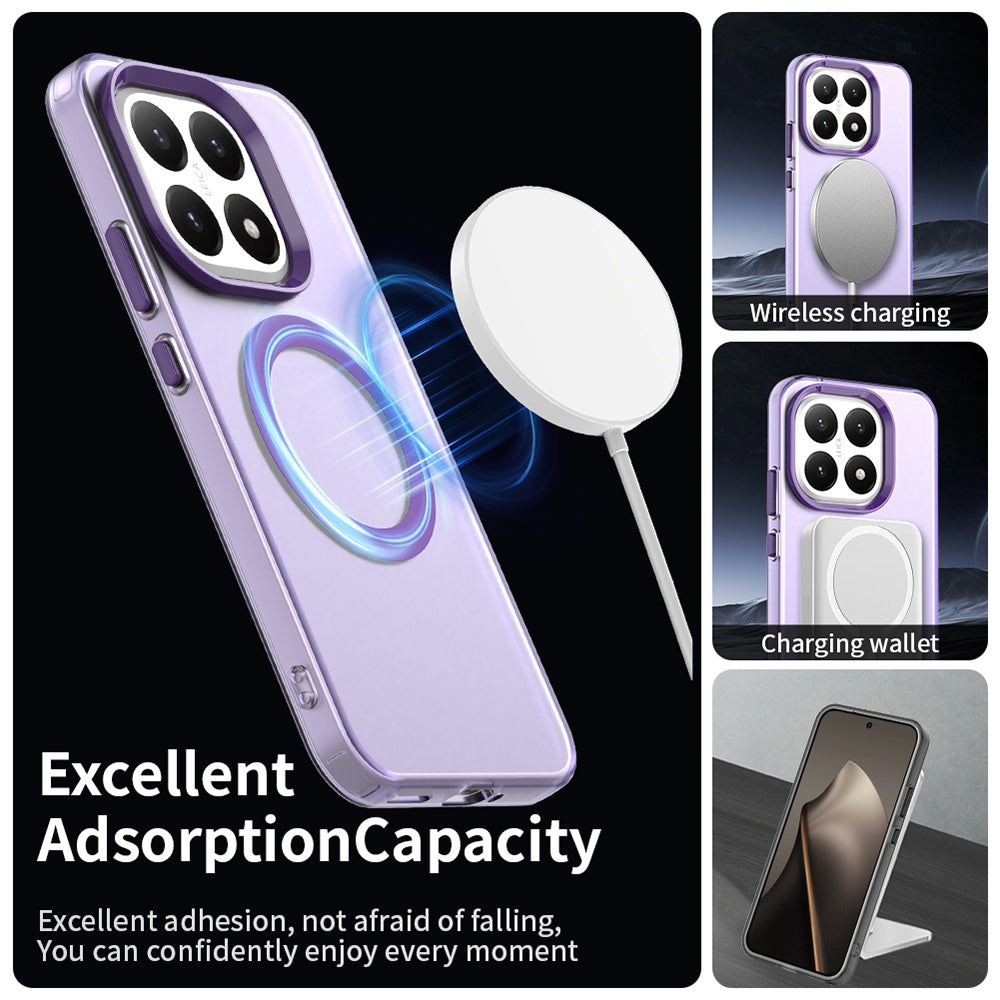 MagSafe Hülle für Xiaomi 15T, Techsuit, CandyCase, Lila
