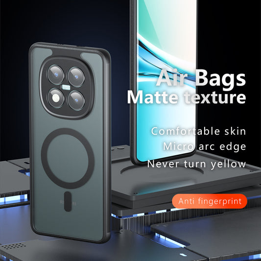 MagSafe Hülle für Xiaomi 17, Techsuit, PureFrost, Satinschwarz