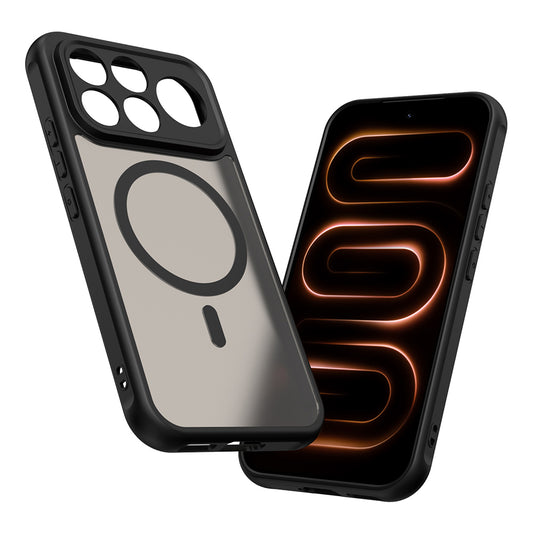Coque MagSafe pour Xiaomi Poco F9 Pro, Techsuit, HaloFrost II, noire