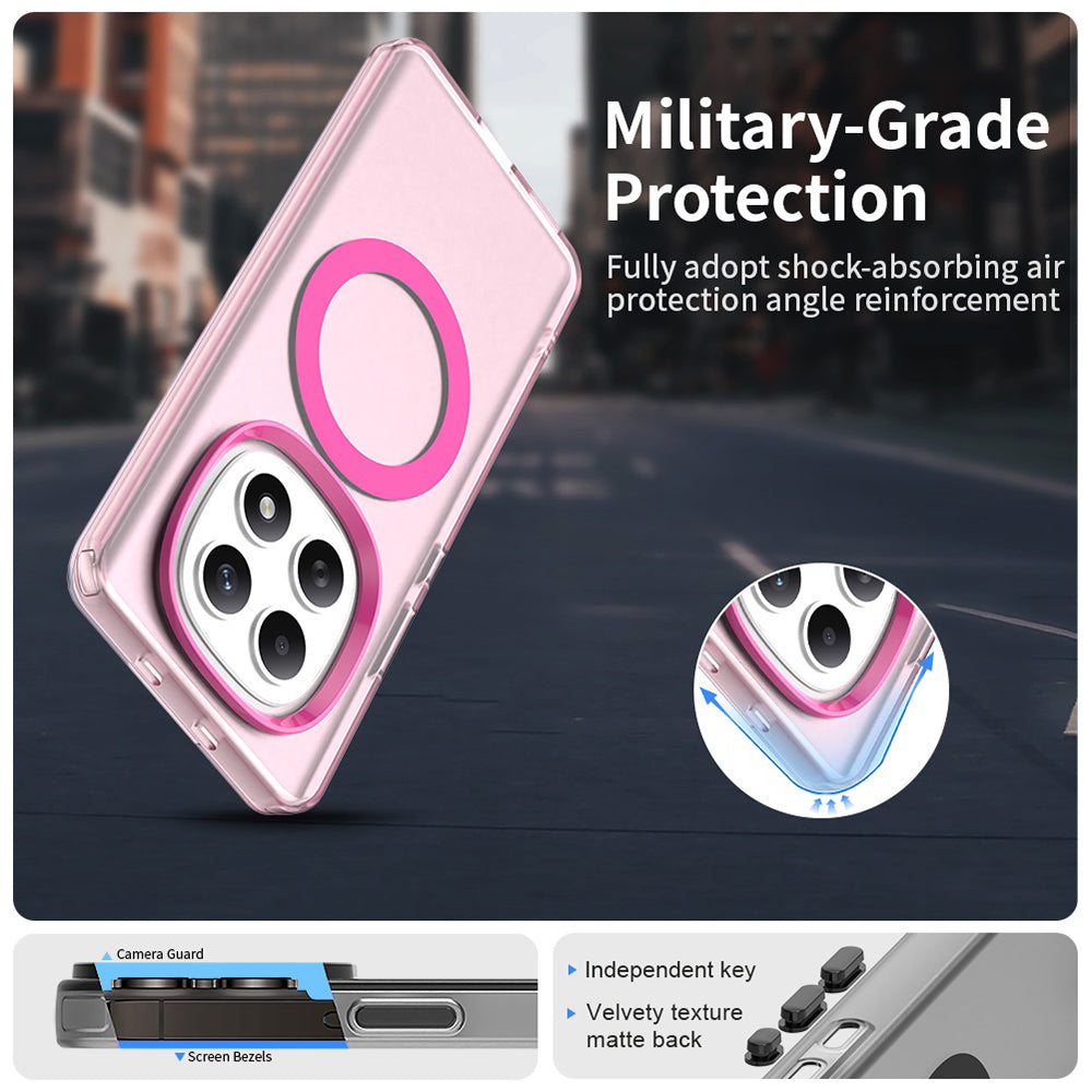 MagSafe Hülle für Xiaomi Poco M8 / Redmi Note 15 5G / Note 15 4G, Techsuit, CandyCase, Rosa