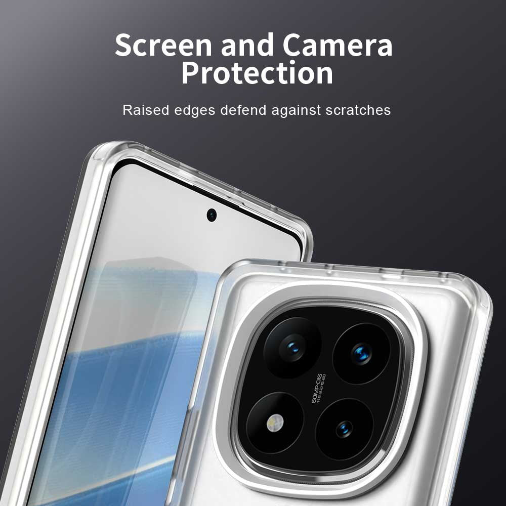 Coque MagSafe pour Xiaomi Poco X7 / Redmi Note 14 Pro 5G, Techsuit, CandyCase, Blanche