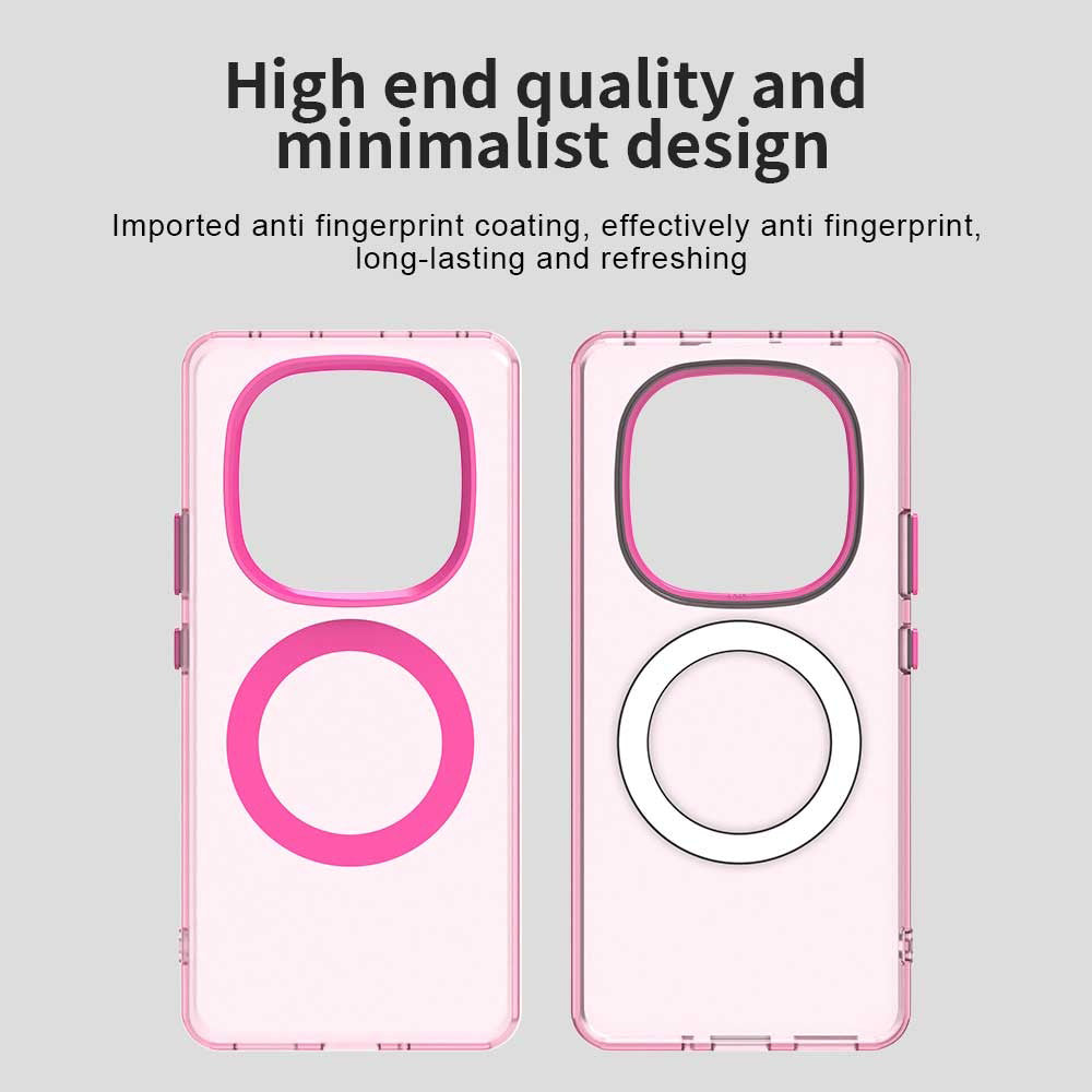 Coque MagSafe pour Xiaomi Poco X7 / Redmi Note 14 Pro 5G, Techsuit, CandyCase, Rose