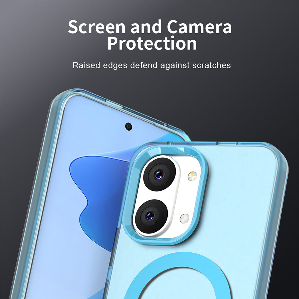 Coque MagSafe pour Xiaomi Poco X8 Pro Max, Techsuit, CandyCase, Bleue