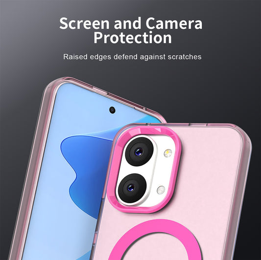 Coque MagSafe pour Xiaomi Poco X8 Pro Max, Techsuit, CandyCase, Rose