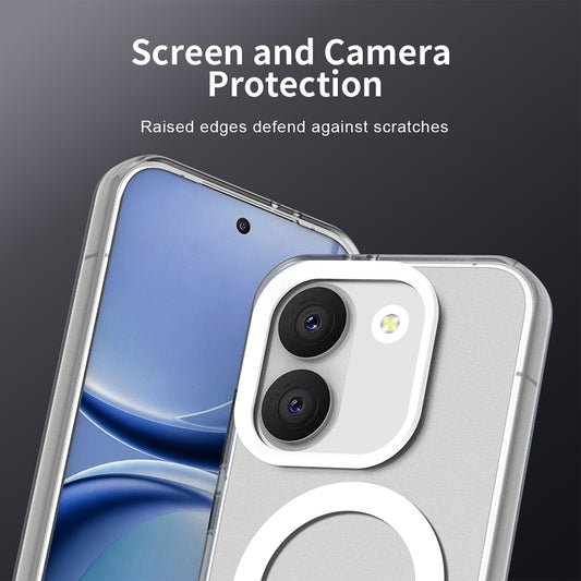 Coque MagSafe pour Xiaomi Poco X8 Pro, Techsuit, CandyCase, Blanche
