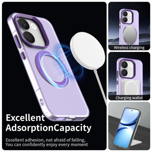 Coque MagSafe pour Xiaomi Poco X8 Pro, Techsuit, CandyCase, Violet