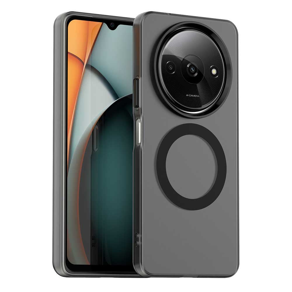 Coque MagSafe pour Xiaomi Redmi A3x / A3, Techsuit, CandyCase, Noire