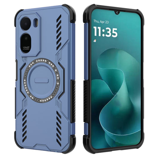 Coque MagSafe pour Xiaomi Redmi A7 Pro 4G, Techsuit, ArmorMag, Bleue