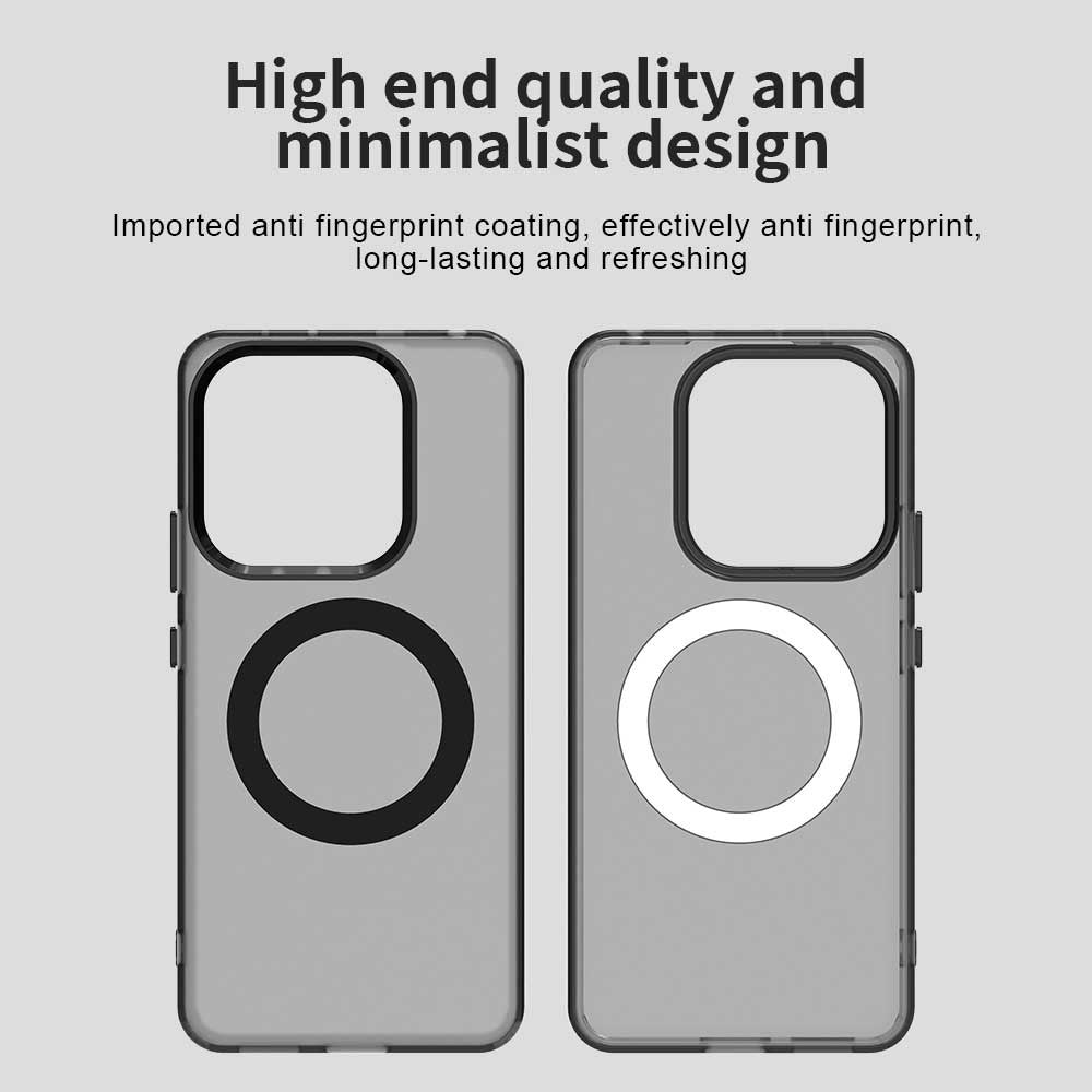 Coque MagSafe pour Xiaomi Redmi Note 14 4G (Standard), Techsuit, CandyCase, Noire