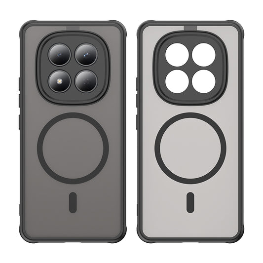 MagSafe Hülle für Xiaomi Redmi Note 15 Pro 4G, Techsuit, HaloFrost II, Schwarz