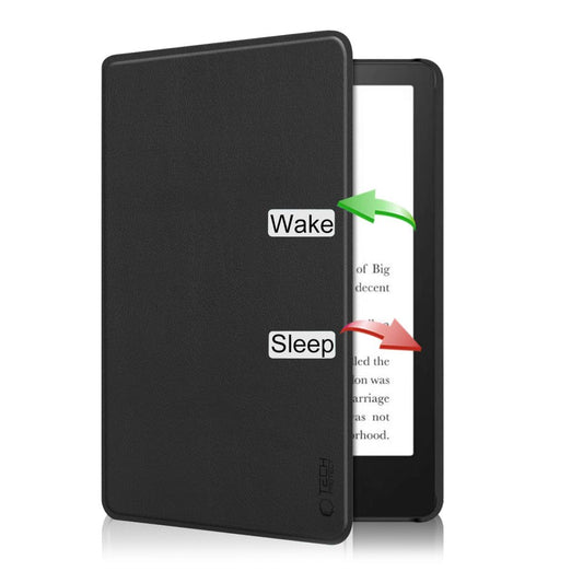 Tasche für Amazon Kindle Paperwhite 6 Zoll, Tech-Protect, SmartCase, Schwarz