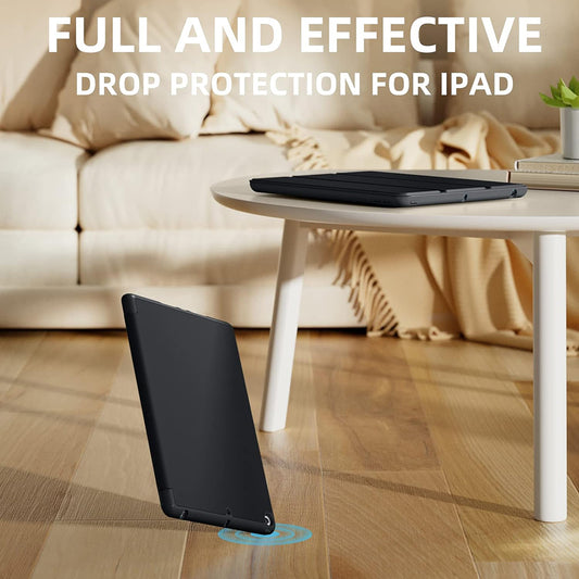 Housse pour Apple iPad 10.2 (2021) / 10.2 (2020) / 10.2 (2019), Techsuit, Flex Trifold, Noire