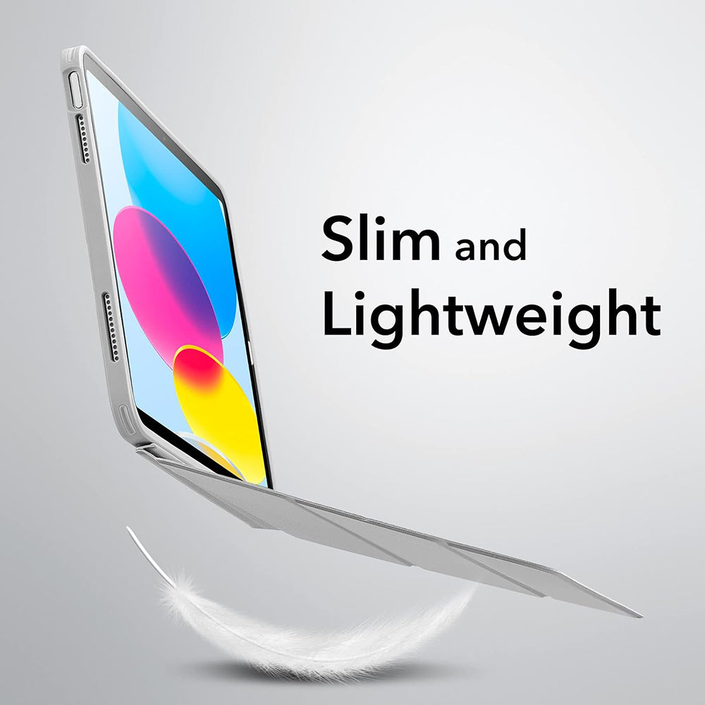 Hülle für Apple iPad (2025) / (2022), ESR, Ascend Hybrid, Grau