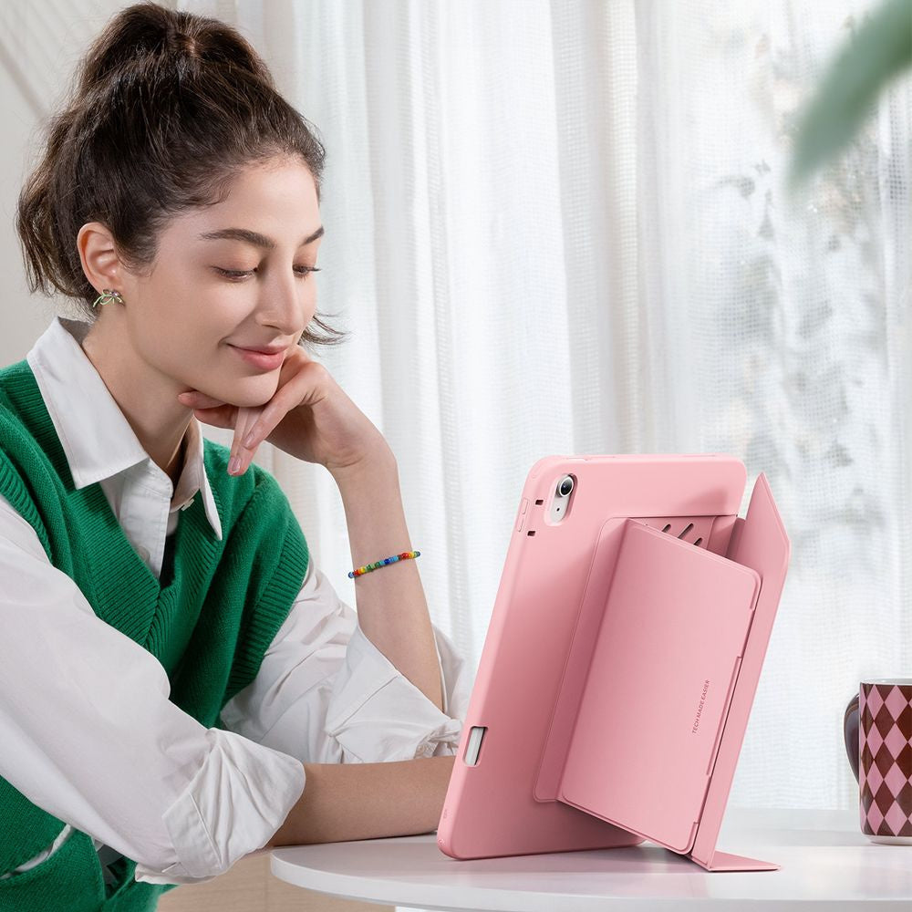 Étui pour Apple iPad (2025) / (2022), ESR, Flip Hybrid, Rose