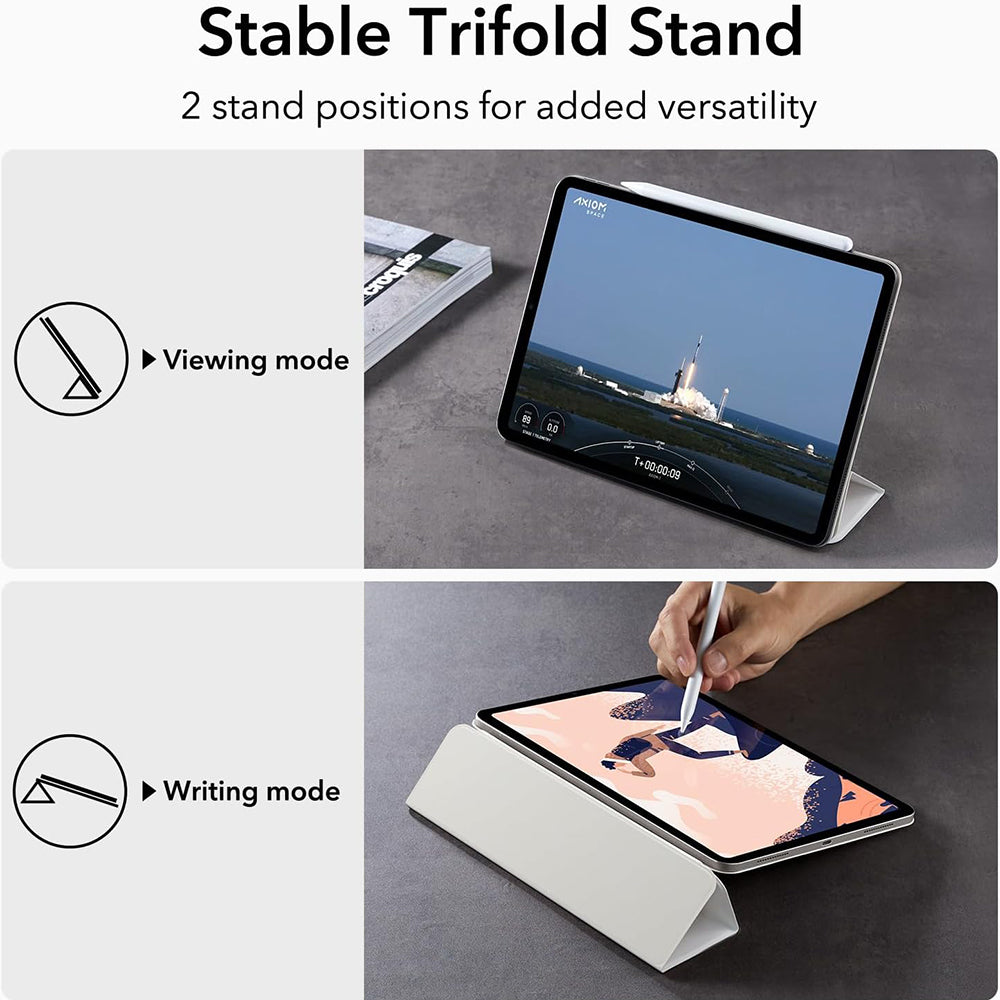 Hülle für Apple iPad Air 11 (2024) / Air (2022) / Air (2020) / Pro 11 (2018), ESR, Rebound, Weiß