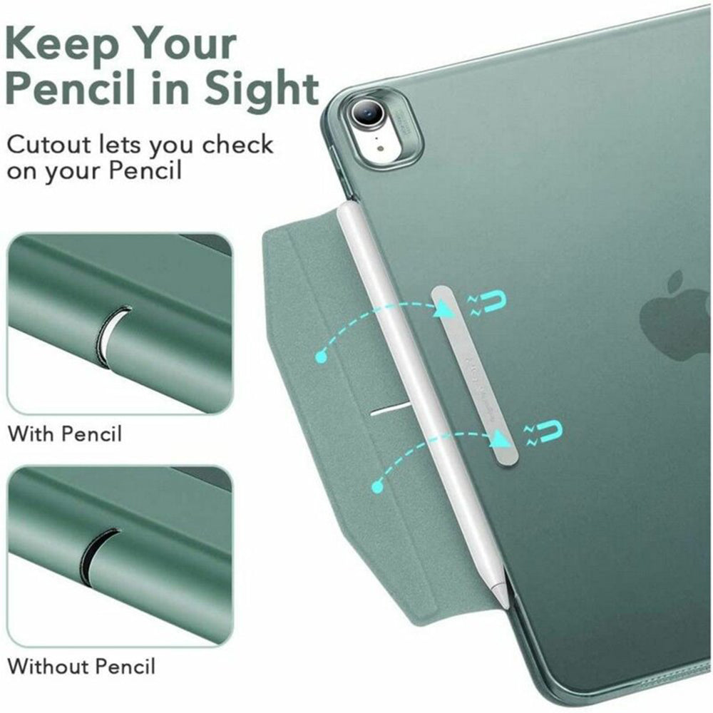 Case for Apple iPad Air 11 (2026) / iPad Air 11 (2025) / Air 11 (2024) / Air (2022) / Air (2020), ESR, Ascend Trifold, Satin Green