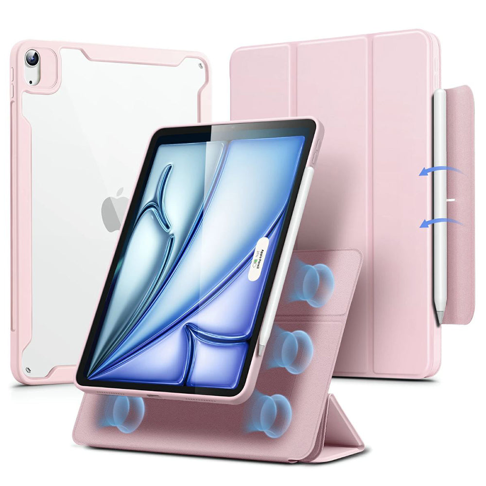 Case for Apple iPad Air 11 (2026) / iPad Air 11 (2025) / Air 11 (2024) / Air (2022) / Air (2020), ESR, Rebound Hybrid, Pink